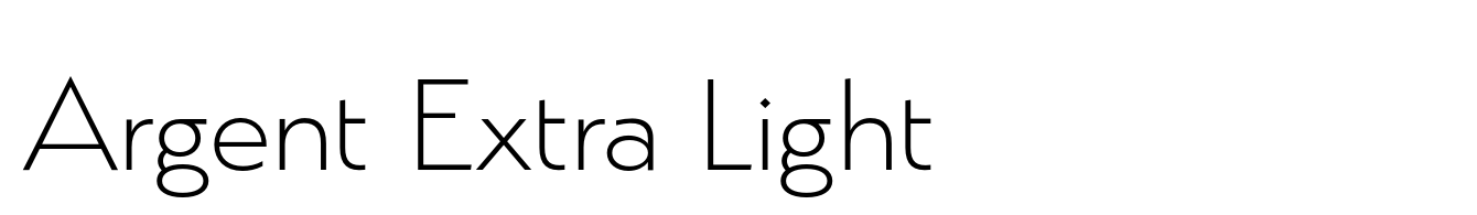 Argent Extra Light